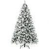 Image de CostwaySapin de Noël Artificiel 210 cm Lumineux LED Aiguilles de Pin 1270 Branches 320 Lumières LED et 40 Cônes de Pin 8 Modes d'Éclairage Vert