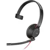 Image de HP Poly Blackwire 5210 (Filaire, USB-A, Skype), Casque micro de bureau, Noir