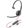 Image de Plantronics Blackwire 3215 Monaural Head-Band Black Headset   Headsets (Call Center/Office, Monaural, Head-Band, Black, IN-LINE Control, Wired)