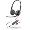 Image de Plantronics Blackwire 3225 Binaural Head-Band Black Headset   Headsets (Call Center/Office, Binaural, Head-Band, Black, IN-LINE Control, Wired)