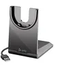 Image de Poly Voyager Focus 2 UC - Micro-casque - sur-oreille - Bluetooth - sans fil, filaire - Suppresseur de bruit actif - USB-A - avec support de chargement - Certifié pour Microsoft Teams