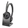 Image de Poly Voyager 4300 UC Series 4320 - Micro-casque - sur-oreille - Bluetooth - sans fil - USB-A - isolation acoustique - Certifié pour Microsoft Teams