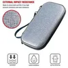 Image de Sac de transport de voyage en pochette rigide eva +4 bouchons pour console ns switch - noir