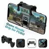 Image de 3 gears pubg game controller 6 finger control gamepad game accessoires pour téléphone - noir