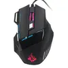 Image de Souris filaire Jeu optique d'USB optique de LED de 5500 DPI 7 boutons pour Pro Gamer Cool - Noir