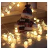 Image de Fée led guirlande lumineuse de noël boule ronde blubs lampe fête mariage 100led 10m - blanc