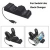 Image de Station de support chargement pour contrôleur ns switch lite et pro avec fente carte - noir