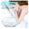 Image de Diffuseur de lampe d'encens atomiseur grain bois humidificateur diffuseur d'arôme coloré - blanc