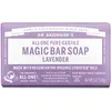 Image de Dr. Bronner's, Savon pour les mains, Dr Bronner's Lavender Pure-Castile Bar Soap Made with Organic Oils For Face Body & Hair Fair Trade C (Savon solide, 140 g)