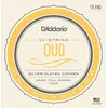 Image de D'Addario And Co Jeu de 11 cordes pour Oud EJ95 D'addario Cordes variées autres instruments