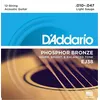 Image de D'Addario And Co EJ38 Phosphor Bronze Light 12C 10-47