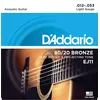 Image de D'Addario And Co EJ11 80/20 Bronze Light 12-53