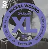 Image de D'Addario And Co EXL115-3D Nickel Wound Medium 11-49 Pack de 3