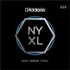 Image de D'Addario NYS016, acier pur, .016 - corde au détail acier pur   guitare électrique ou acoustique