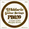 Image de Corde au détail Guitare acoustique D'Addario Filée Phosphore Bronze 039 - PB039