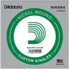 Image de D'Addario Nw064 (1x, Guitare électrique, 0.06"), Corde de guitare