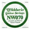 Image de D'Addario Nw070 (1x, Guitare électrique, 0.07"), Corde de guitare