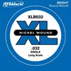 Image de D'Addario And Co XLB032 Nickel Wound Single String Long Scale 32 Cordes basses à l'unité