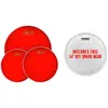 Image de Evans Kit Standard Rosso Idraulico (Batterie), Peau de batterie, Rouge