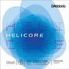 Image de D'Addario And Co 4/4 Helicore Corde Re Medium/file Titane Cordes violoncelle