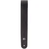 Image de Sangle en cuir étroite pour guitare - D'Addario - noire
