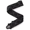 Image de D'Addario 50BAL02 - Sangle Auto Lock pour guitare, motif Black Padded Diamonds