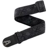Image de Sangle D'Addario And Co Pad Lock Woven Guitar Strap Monterey Black Tubular