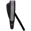 Image de Sangles et courroies D'Addario And Co Hybrid Leather Guitar Strap, Checkered