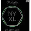 Image de D'Addario And Co NYNW062 Corde Nickel Wound Tirant 62 Cordes électrique à l'unité