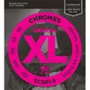 Image de D'Addario ECB81-5 Chromes Soft 45-132 - Jeu de cordes guitare basse 5 cordes filet plat