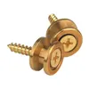 Image de D'Addario And Co Solid Brass End Pins - Brass (pair) ATTACHE COURROIES ET STRAPLOCKS