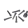 Image de D'Addario And Co Bridge Pins With End Pin Set Ebony With Ivory Dot Pièces détachées