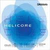 Image de D'Addario H512 1/2M - Helicore Cordes seule Ré Violoncelle Manche 1/2 Medium Violet