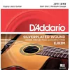 Image de D'Addario And Co EJ83M Gypsy Jazz Silverplated Wound Ball End Medium 11-45 Jeux de cordes swing manouche