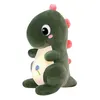 Image de Peluche En Coton PP motif dinosaure 30cm vert foncé 1036