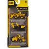 Image de Pack de 3 engins de chantier métal Cat 10 cm