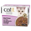 Image de 12x95 g ragoût Catit Cuisine au boeuf et aux légumes, nourriture humide pour chat
