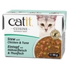 Image de 12x95 g ragoût Catit Cuisine au poulet et au thon, nourriture humide pour chat