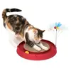 Image de Cat It Cuircuit 3 En 1 Avec Balle Et Planche A Griffer - Ø 36 Cm - Rouge - Pour Chat