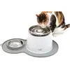 Image de Catit Tapis en silicone Orzeszek, gris 46x29cm, Gamelle : accessoires