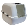 Image de Catit Jumbo White Tiger Maison de toilette pour chat - Blanc/Motif tigre