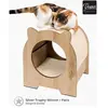 Image de Vesper Banc à chat Catit Minou 36 x 36,5 x 40,5 cm (40.50 cm, Chêne naturel), Arbre à chat