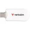 Image de Verbatim Plectra White 256GB USB-C Flash Drive 30230 (256 Go, USB-C), Clé USB, Blanc