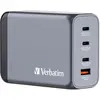 Image de Verbatim GaN Charger (240 W, 4 ports), Chargeur USB, Gris