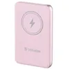 Image de Verbatim Charge 'n' Go - Banque d'alimentation sans fil - support magnétique - Li-pol - 10000 mAh - 20 watt - 2.4 A - Apple Fast Charge, PD 3.0, QC 3.0, Apple 2.4A, USB BC 1.2 (USB-C) - rose