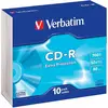 Image de Verbatim CD-R 700MB 10-Pack Slimcase (10x), Support de données optiques