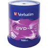 Image de Verbatim DVD+R Matt Silver, 4,7 Go, 16x, 100 broches (100x), Support de données optiques
