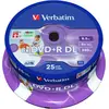 Image de Verbatim DVD+R, double couche, 8x, 8,5 Go, 25 broches (25x), Support de données optiques