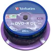 Image de Verbatim 25 Dvd+r Double Couche 8x