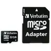Image de Verbatim Carte Micro SDHC classe 10 (32 Go, microSDHC, U1, UHS-I), Carte mémoire, Noir